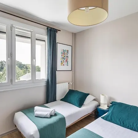 Lägenhet Blanche De Castille- Rond Point De Paris Nantes